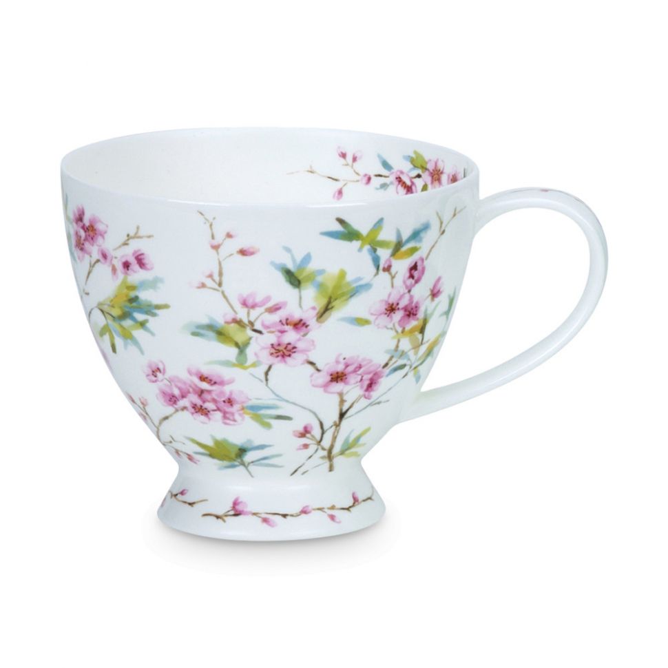 Чашка чайная «Цветение сакуры Макино Скай», объем: 450 мл, материал: костя фото 1