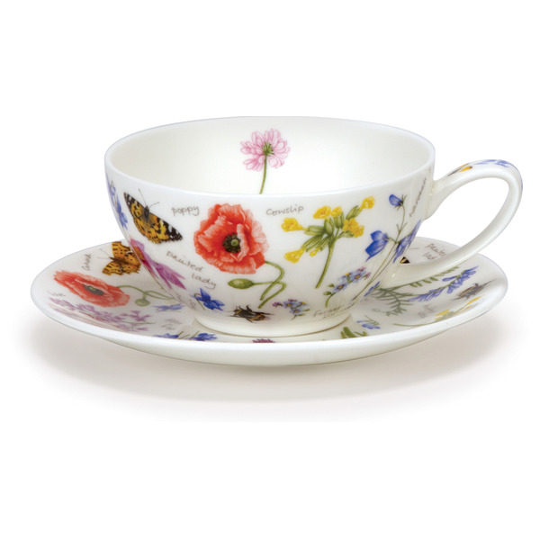 Чашка чайная с блюдцем Dunoon Полевые цветы 250мл фото 1