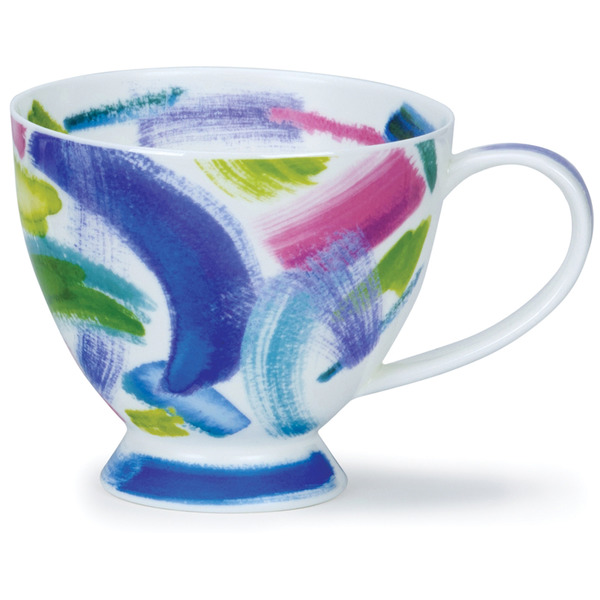 Чашка чайная Dunoon Яркие краски 450мл (синяя) фото 1